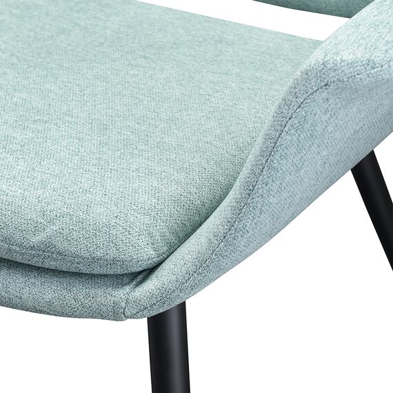 Лаунж-кресло Hilde, шенилл, светло-бирюзовое, Bergenson Bjorn, изображение 16