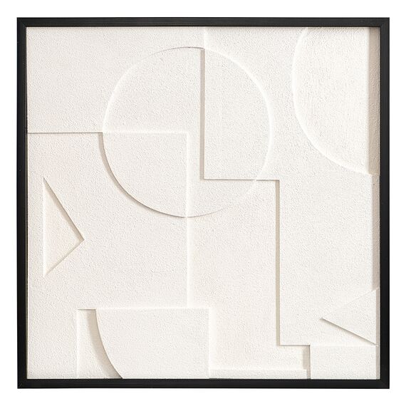 Панно декоративное с эффектом 3D Minimalism, с черной рамой, 60х60 см, Bergenson Bjorn