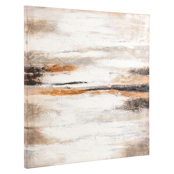 Панно декоративное с ручной росписью By Feel, 80х80 см, бежевое, Bergenson Bjorn, изображение 7