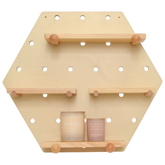 Пегборд Shely, 43х50 см, светлое дерево, Bergenson Bjorn, изображение 2