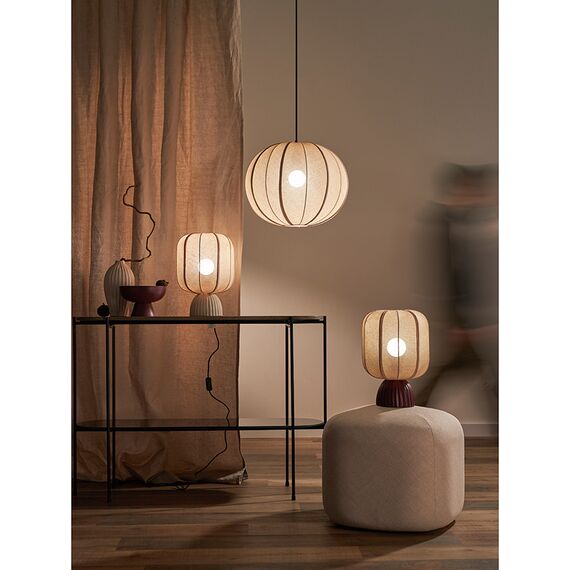 Лампа настольная Texture Rib, 27х39 см, бежевая, Bergenson Bjorn, изображение 6