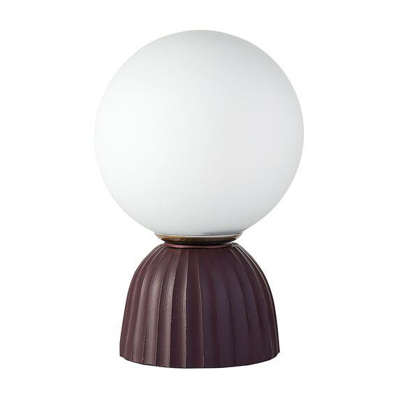 Лампа настольная Texture Moon, 20х29 см, вишневая, Bergenson Bjorn