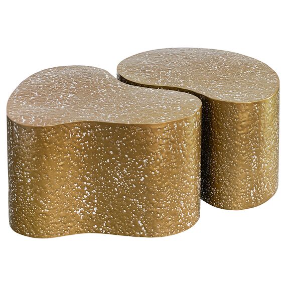 Набор из 2-х столиков Grannis, золотистые, Bergenson Bjorn