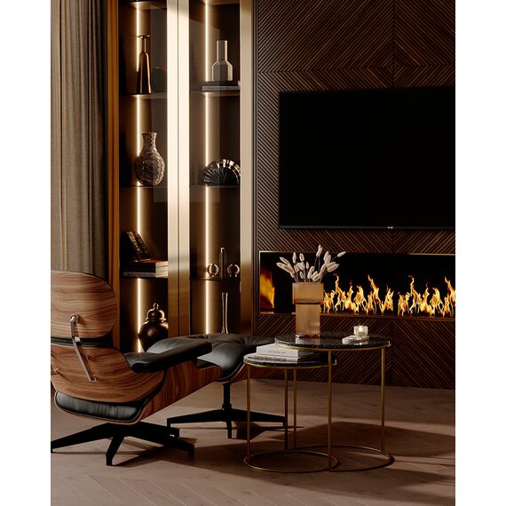 Набор из 2-х кофейных столиков Hans, 40 см и 50 см, черный мрамор, Bergenson Bjorn, изображение 2