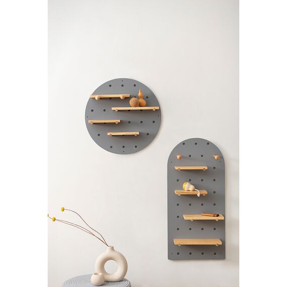 Пегборд Shely, 38х80 см, светло-серый, Bergenson Bjorn, изображение 3