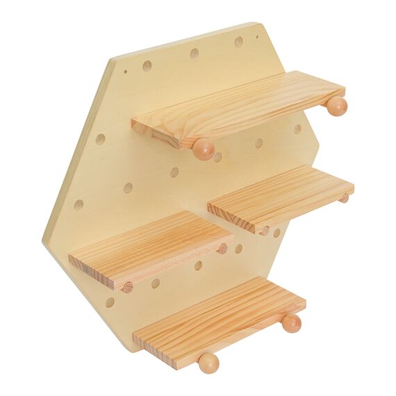 Пегборд Shely, 43х50 см, светлое дерево, Bergenson Bjorn, изображение 3