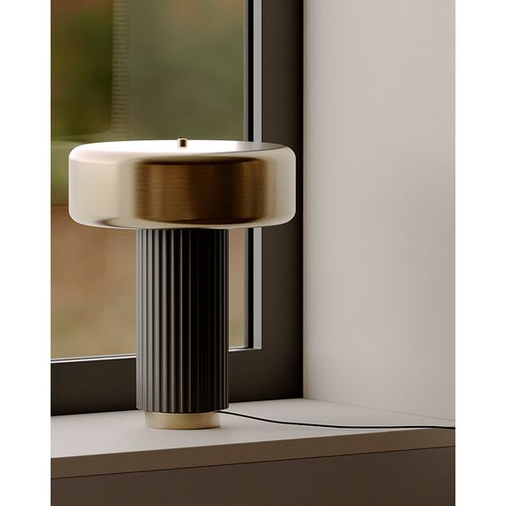 Лампа настольная Stone, 28х35 см, черная/золотистая, Bergenson Bjorn, изображение 6