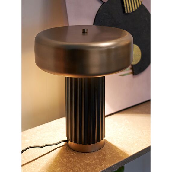 Лампа настольная Stone, 28х35 см, черная/золотистая, Bergenson Bjorn, изображение 4