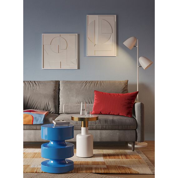 Панно декоративное с эффектом 3D Minimalism, с белой рамой, 60х60 см, Bergenson Bjorn, изображение 2