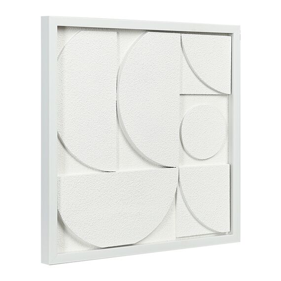 Панно декоративное с эффектом 3D Minimalism, с белой рамой, 40х40 см, Bergenson Bjorn, изображение 4