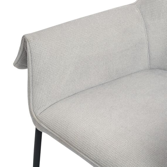 Лаунж-кресло Aline, шенилл, светло-серое, Bergenson Bjorn, изображение 7