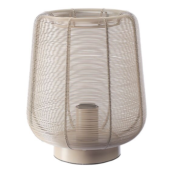 Лампа настольная Vinger, 22х26 см, бежевая, Bergenson Bjorn