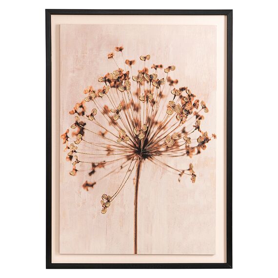 Панно декоративное Plant, с черной рамой, 50х70 см, Bergenson Bjorn