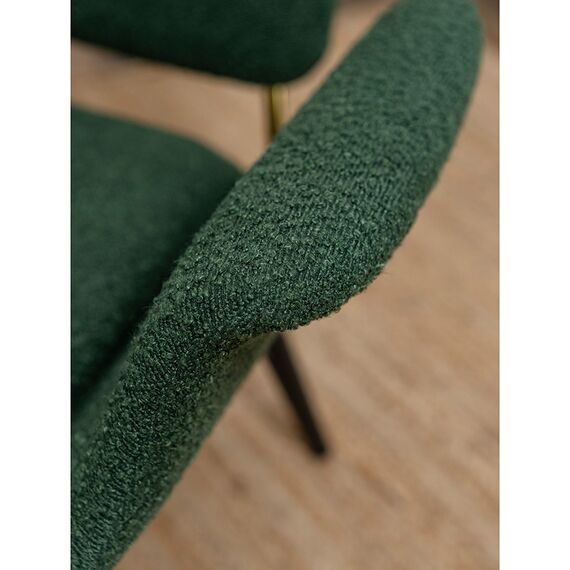 Лаунж-кресло Hilde, букле, темно-зеленое, Bergenson Bjorn, изображение 4