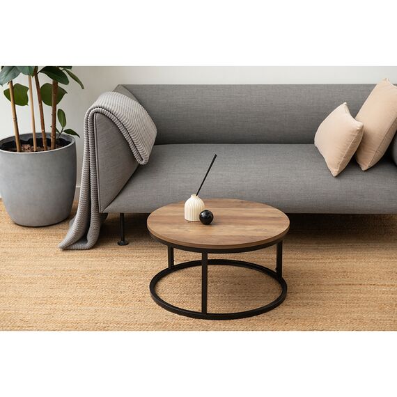 Набор из 2-х журнальных столиков Stanley,  60 см и 80 см, орех, Bergenson Bjorn, изображение 4