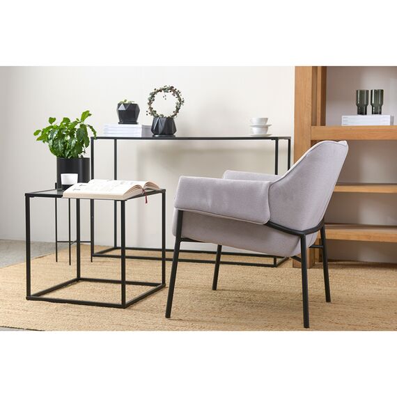 Лаунж-кресло Aline, шенилл, светло-серое, Bergenson Bjorn, изображение 2