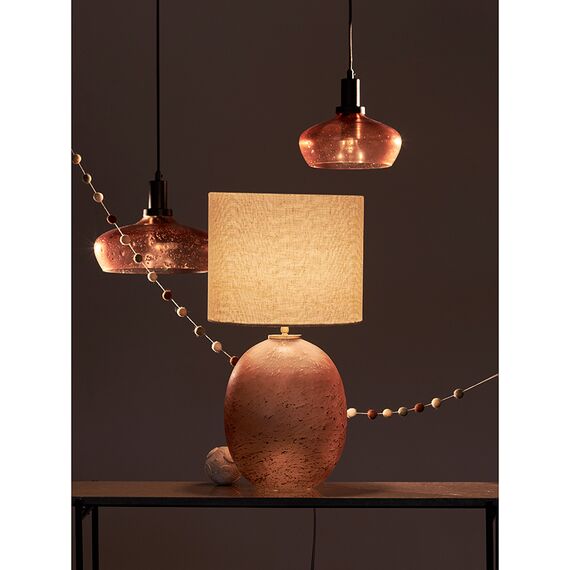 Лампа настольная Speckles, 24х40 см, с бежевым абажуром, Bergenson Bjorn, изображение 2