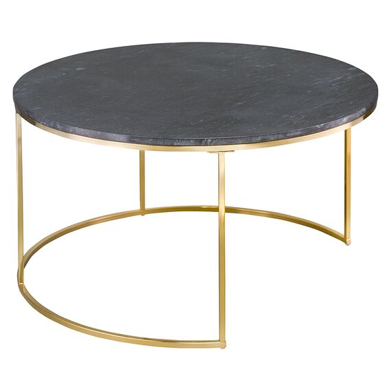 Набор из 2-х журнальных столиков Hans, 60 см и 80 см, черный мрамор, Bergenson Bjorn, изображение 9