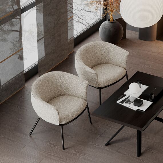 Лаунж-кресло Paal, букле, серое, Bergenson Bjorn, изображение 15