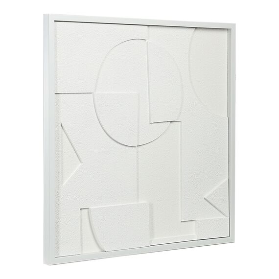 Панно декоративное с эффектом 3D Minimalism, с белой рамой, 60х60 см, Bergenson Bjorn, изображение 4