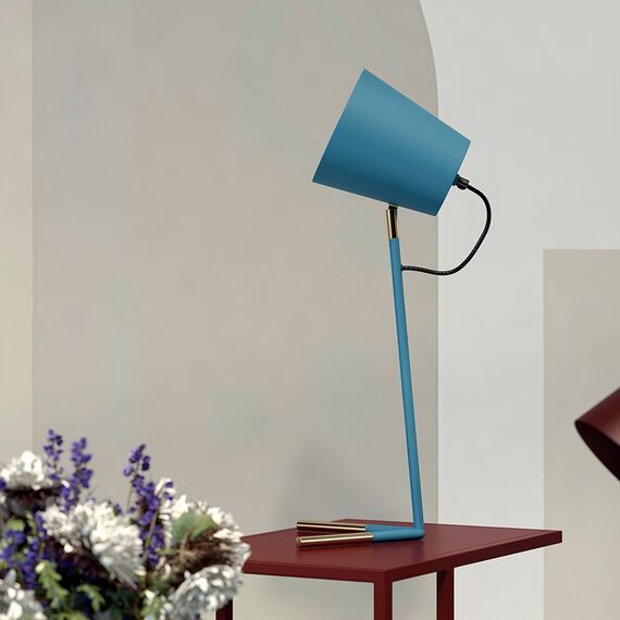 Лампа настольная Byokko, 20х55 см, темно-бирюзовая, Bergenson Bjorn, изображение 3