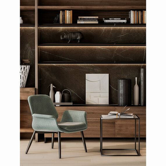 Лаунж-кресло Hilde, шенилл, серое, Bergenson Bjorn, изображение 10