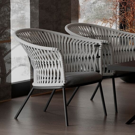 Лаунж-кресло Haugen, темно-серое/светло-серое, Bergenson Bjorn, изображение 9