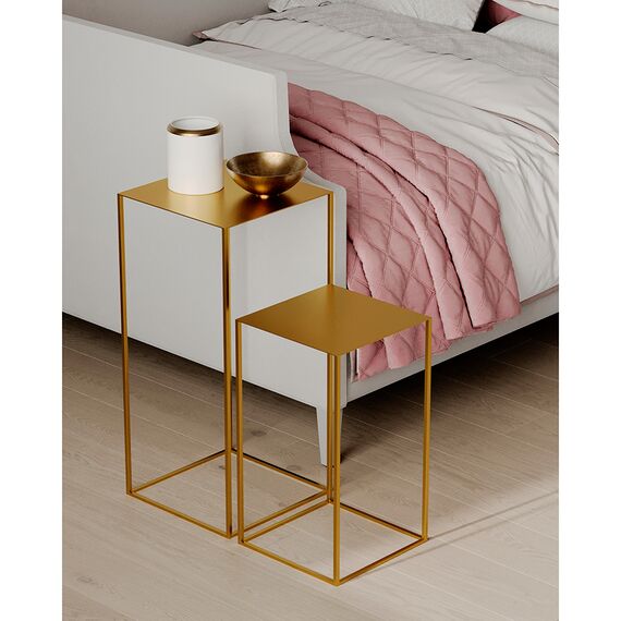 Набор из 2-х столиков Mayen Gold, золотистые, Bergenson Bjorn, изображение 6