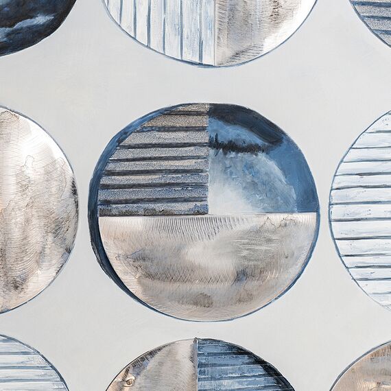 Панно декоративное с ручной росписью By Feel, 80х80 см, синее, Bergenson Bjorn, изображение 7