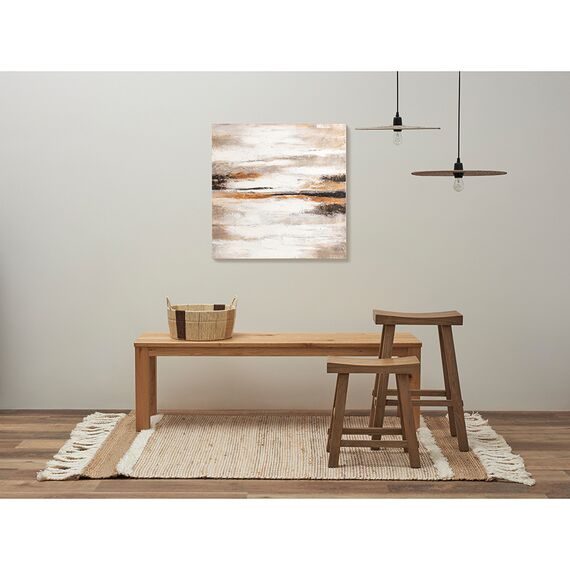 Панно декоративное с ручной росписью By Feel, 80х80 см, бежевое, Bergenson Bjorn, изображение 6