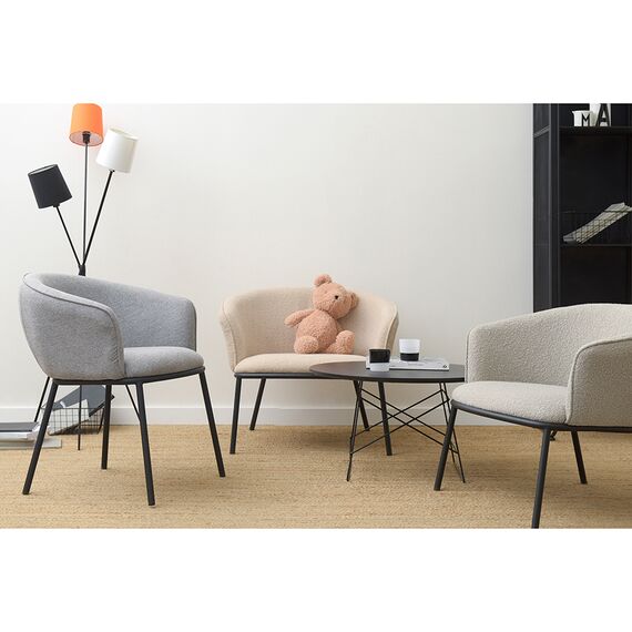 Лаунж-кресло Paal, букле, бежевое, Bergenson Bjorn, изображение 4