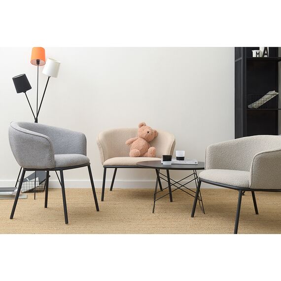 Лаунж-кресло Paal, букле, серое, Bergenson Bjorn, изображение 6