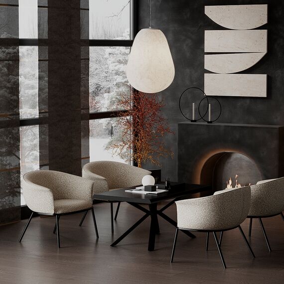 Лаунж-кресло Paal, букле, серое, Bergenson Bjorn, изображение 17