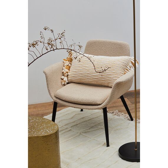 Лаунж-кресло Hilde, букле, серо-бежевое, Bergenson Bjorn, изображение 8