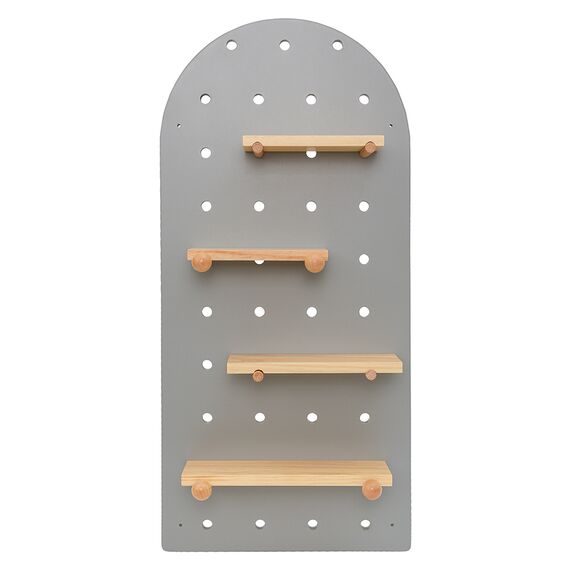 Пегборд Shely, 38х80 см, светло-серый, Bergenson Bjorn