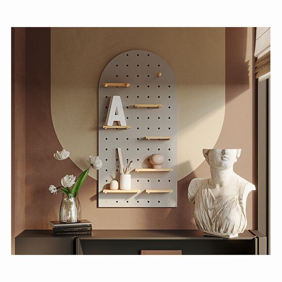 Пегборд Shely, 60х120 см, светло-серый, Bergenson Bjorn, изображение 9