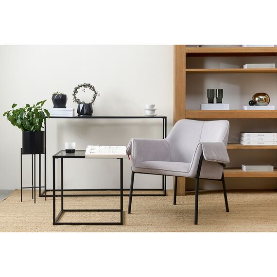 Лаунж-кресло Aline, шенилл, серо-бежевое, Bergenson Bjorn, изображение 17