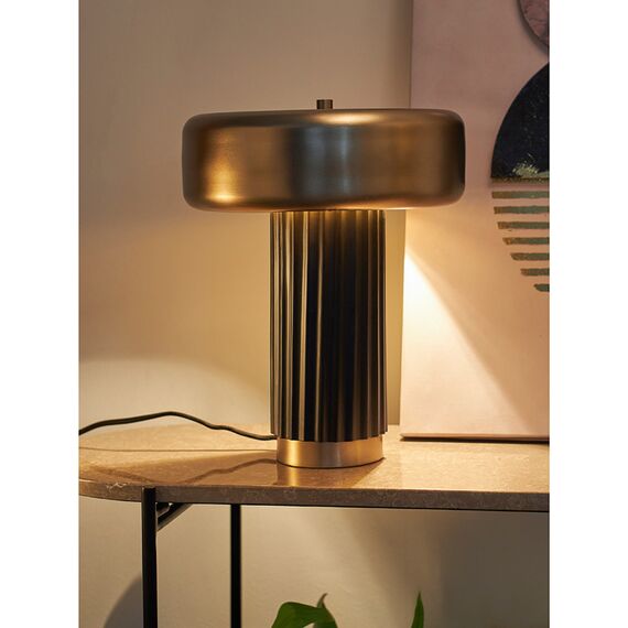 Лампа настольная Stone, 28х35 см, черная/золотистая, Bergenson Bjorn, изображение 3