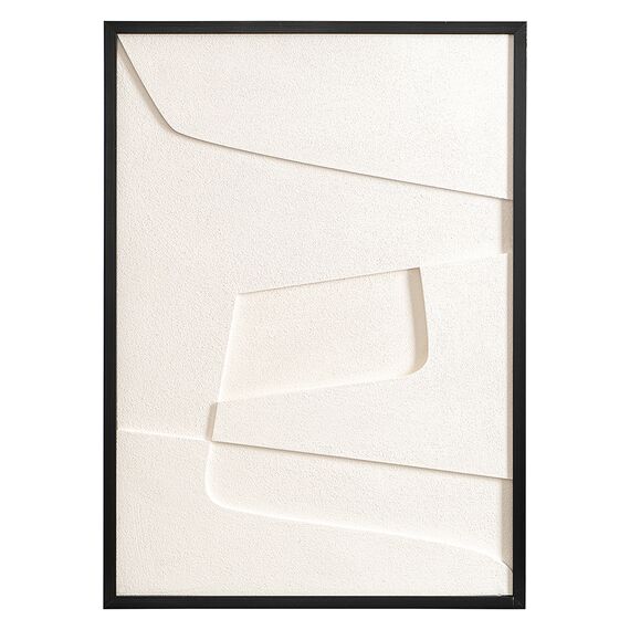 Панно декоративное с эффектом 3D Minimalism, с черной рамой, 50х70 см, Bergenson Bjorn