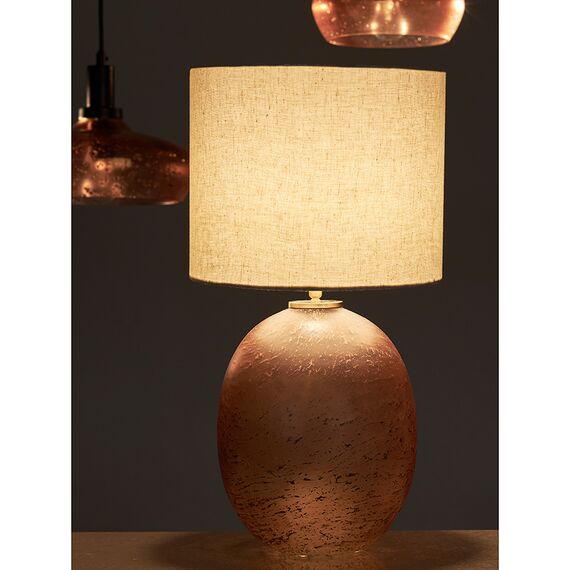 Лампа настольная Speckles, 24х40 см, с бежевым абажуром, Bergenson Bjorn, изображение 3