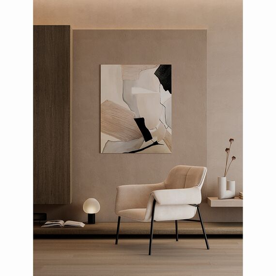 Лаунж-кресло Aline, шенилл, серо-бежевое, Bergenson Bjorn, изображение 8