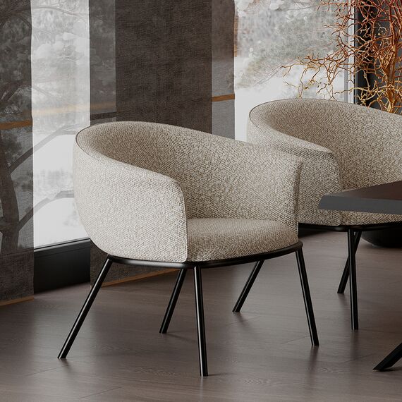 Лаунж-кресло Paal, букле, серое, Bergenson Bjorn, изображение 16