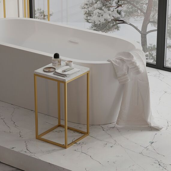 Набор из 2-х столиков Mayen Gold, белые/золотистые, Bergenson Bjorn, изображение 16