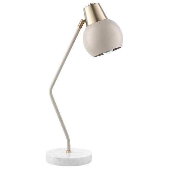 Лампа настольная Rond, 18х59 см, бежевая, Bergenson Bjorn