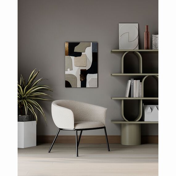 Лаунж-кресло Paal, букле, бежевое, Bergenson Bjorn, изображение 8