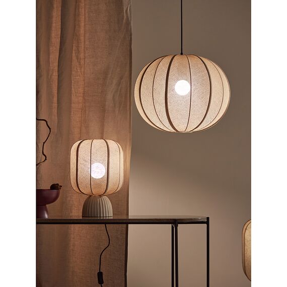 Лампа настольная Texture Rib, 27х39 см, бежевая, Bergenson Bjorn, изображение 7