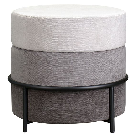 Пуф Norunn, шенилл, дымчато-серый, Bergenson Bjorn