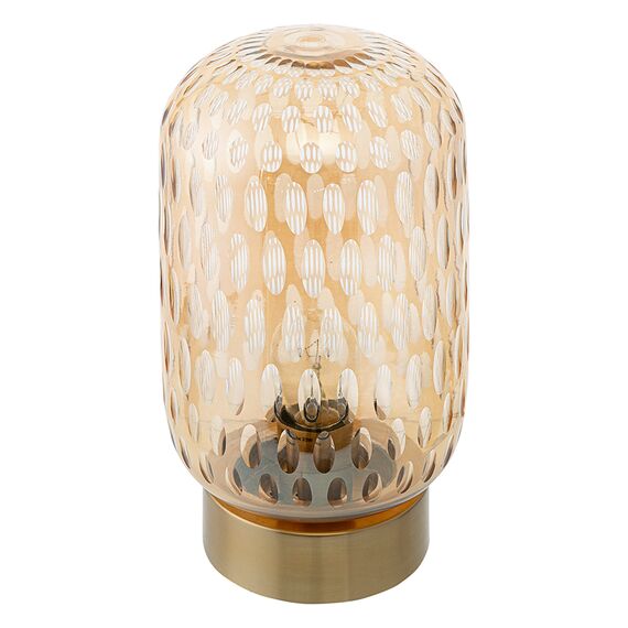 Светильник настольный Mystic Aura, 19х32 см, янтарно-золотой, Bergenson Bjorn, изображение 5