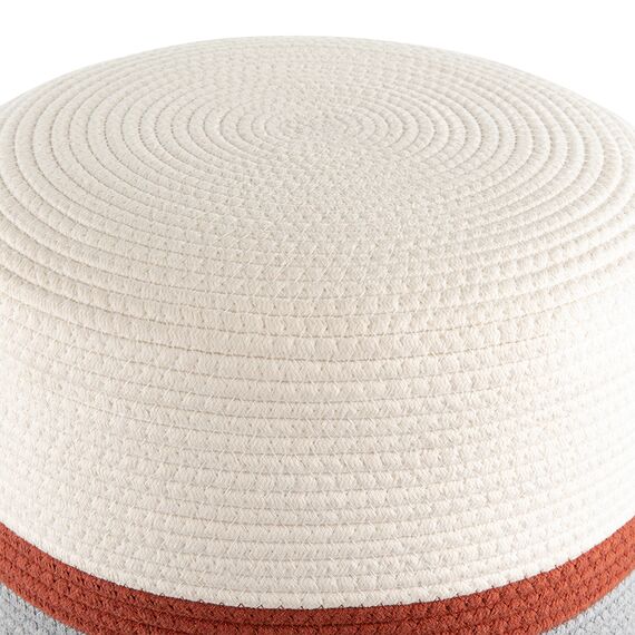 Пуф Andrin, светло-бежевый/серый/коричневый, Bergenson Bjorn, изображение 10