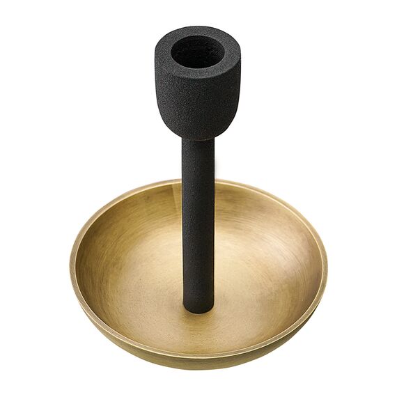 Подсвечник Fyr Bran, 15 см, черный/античная латунь, Bergenson Bjorn, изображение 6